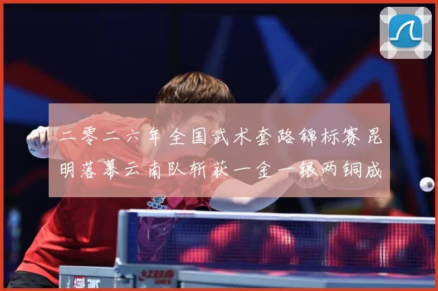 二零二六年全国武术套路锦标赛昆明落幕云南队斩获一金一银两铜成长观察
